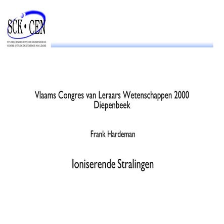 26 ioniserende stralingen | PPT