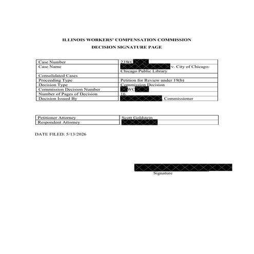 Chicago Library Truck Driver Receives TTD and Total Shoulder ...