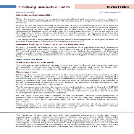 Trekking markets & more with Investrekk