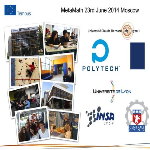 Presentation of UCBL courses