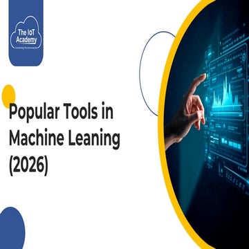 Best Machine Learning Tools in 2026 for Beginners and Professionals | PDF