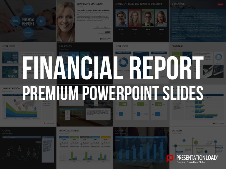 How To Create A Financial Report Ppt Templates