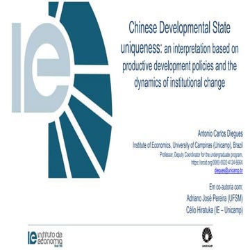 Parallel Sessions- 2nd International Workshop on the Chinese Development Model