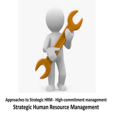 Approaches to strategic hrm -  high-commitment management - strategic human r...