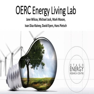 OERC Energy Living Lab