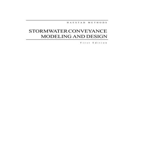 STORMWATER HYDRAYLIC HYDRAYLICHYDRAYLICHYDRAYLICHYDRAYLICHYDRAYLIC | DOC