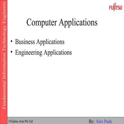 27. Computer Applications Business And Engineering | PPT