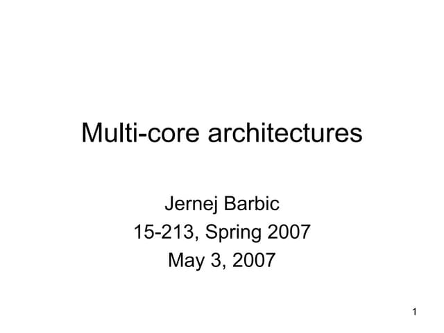 27 multicore