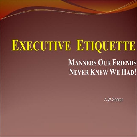 ExecutiveEtiquette.