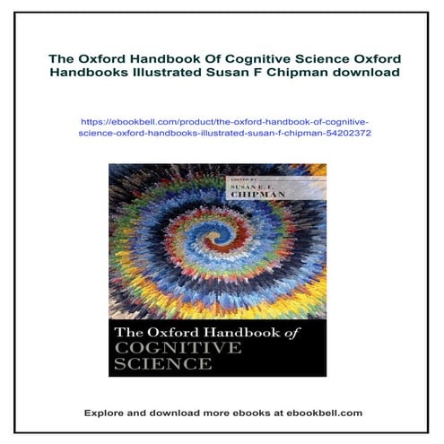 The Oxford Handbook Of Cognitive Science Oxford Handbooks Illustrated ...