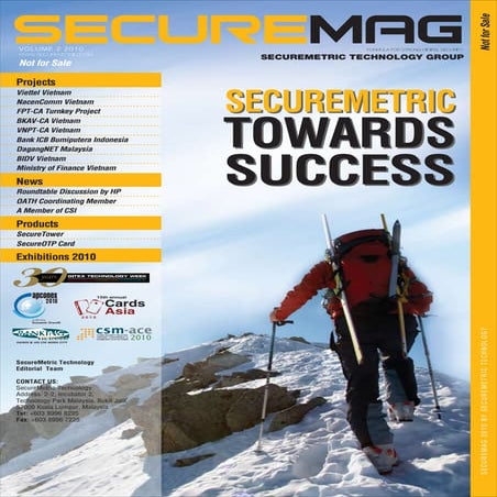 SecureMetric Newsletter: SecureMag Volume 2