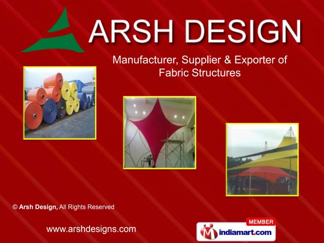 Tensile Fabric Structures by Arsh D...