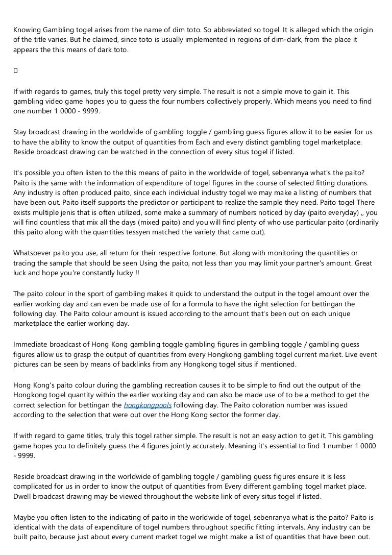 4 Dirty Little Secrets About The Prediksi Hk Industry