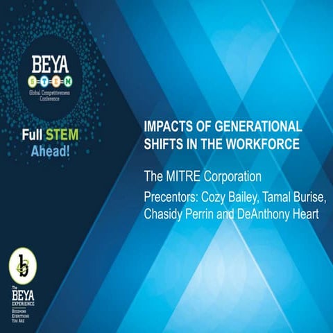 Impacts of Generational Shifts in the Workforce (Presented by The Mitre Corpo...