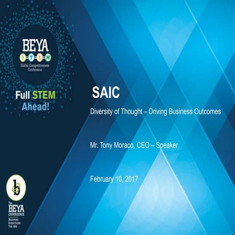 Diversity of Thought – Driving Business Outcomes (Presented by SAIC) 
