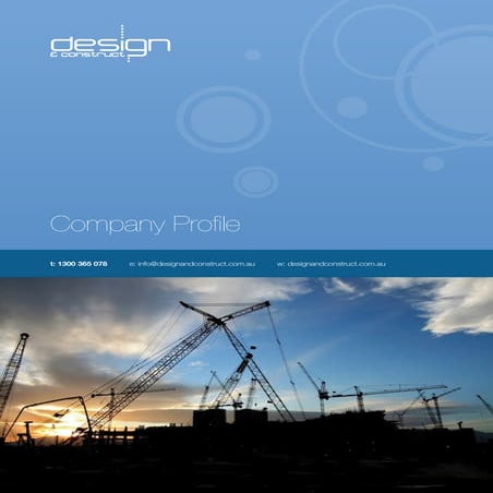 Design & Construct Company Profile | PDF