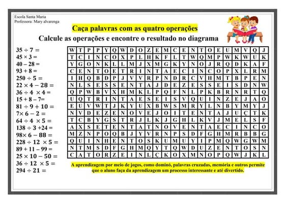 Caça palavras completo | PDF