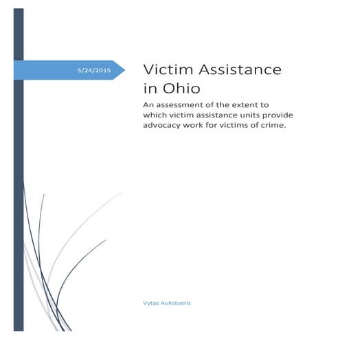 Assessment of Victim Assistance in Ohio
