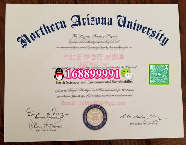 Northern Arizona University degree offer diploma Transcript | PPT