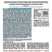 Analysis of the Critical Discourse and Adversaries