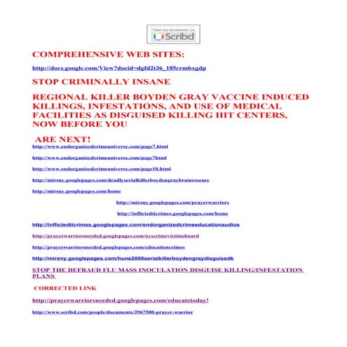 COMPREHENSIVE WEB SITES