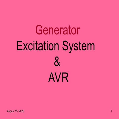 275505080-Excitation-System FRWEFAAG.ppt