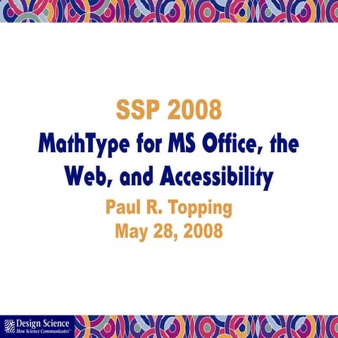 276 paul topping dsi at ssp 2008