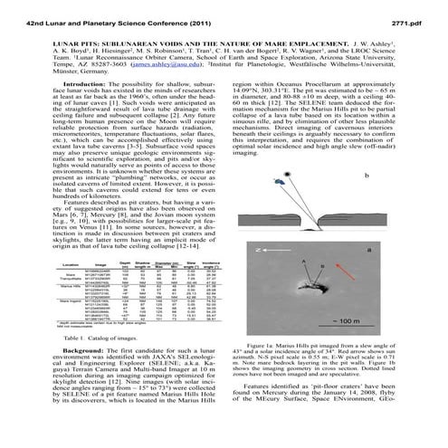 LUNAR PITS: SUBLUNAREAN VOIDS AND THE NATURE OF MARE EMPLACEMENT