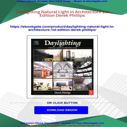 Daylighting Natural Light in Architecture 1st Edition Derek Phillips | PDF