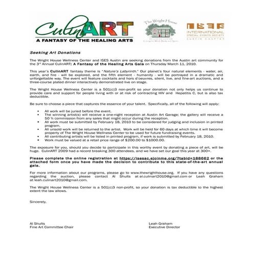 27737004 Seeking Art Donations