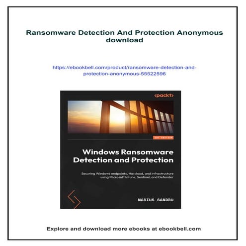 Ransomware Detection And Protection Anonymous