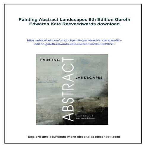Painting Abstract Landscapes 8th Edition Gareth Edwards Kate ...