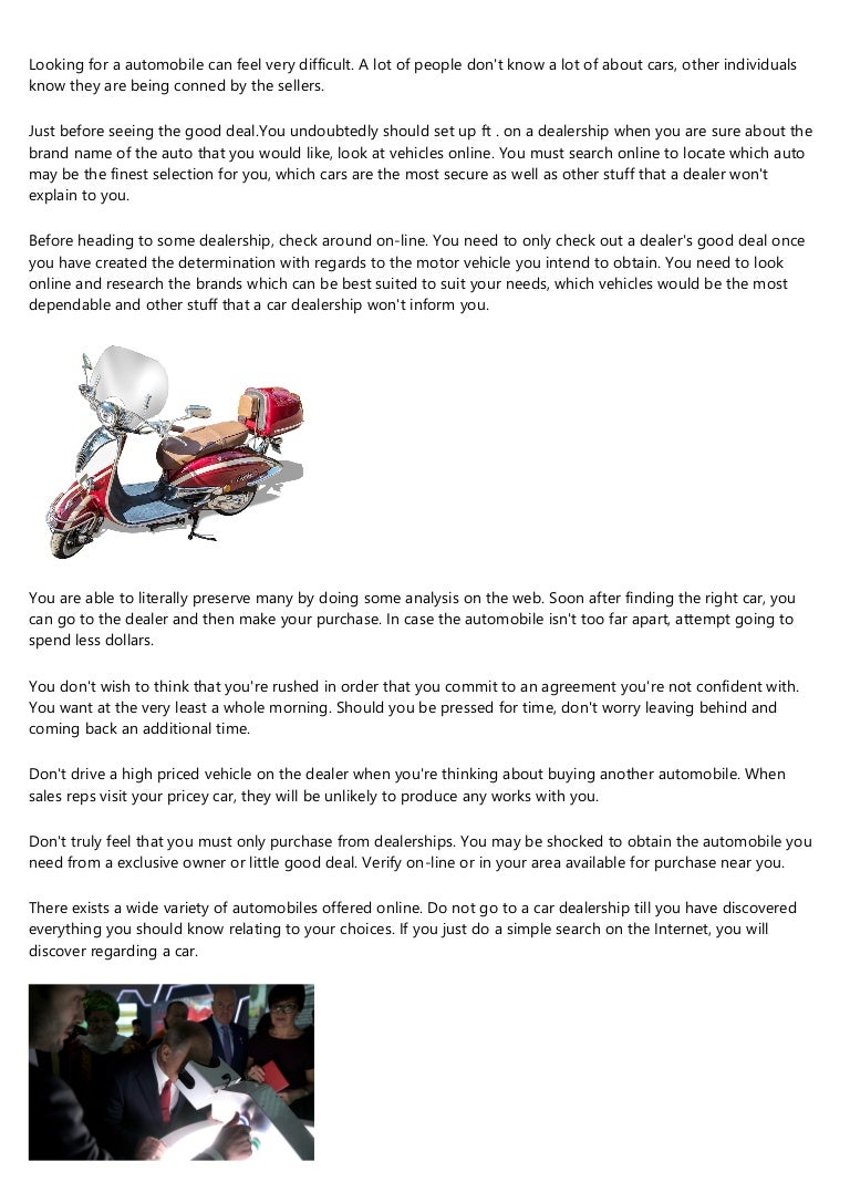 what do you need for a new car