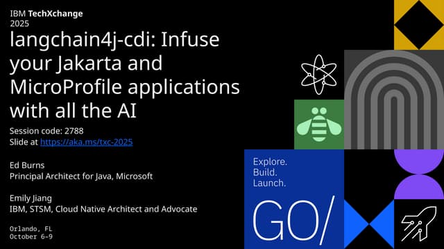 langchain4j-cdi: Infuse your Jakarta and MicroProfile applications with all t...