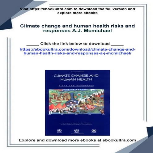 Climate change and human health risks and responses A.J. Mcmichael 2025 scrib...