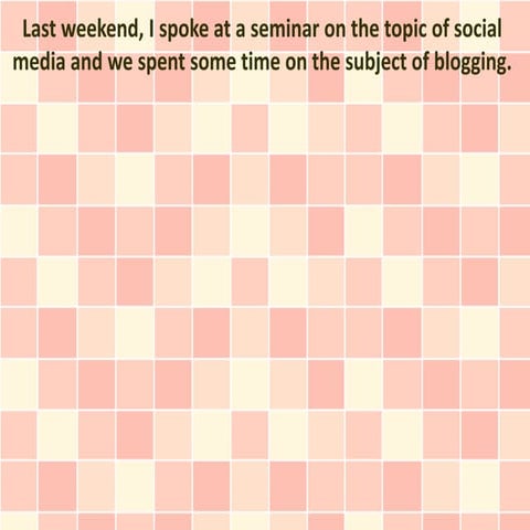 Start Your Blog Now - Don't Wait!