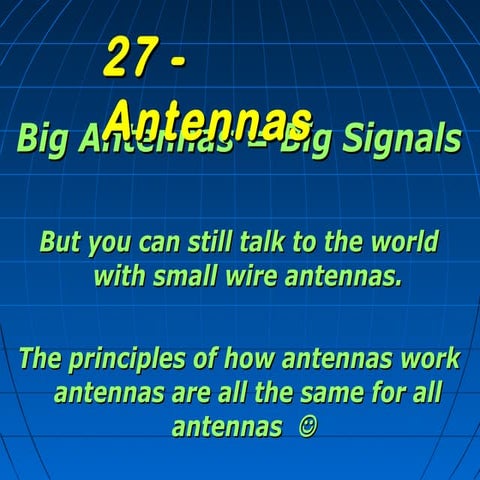 27 Antennas
