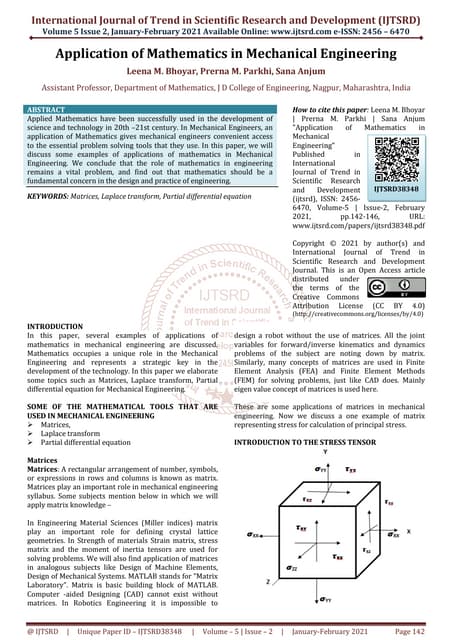 Applications of matrices in real life | PPT