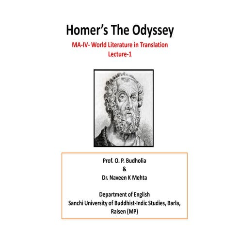Homer's The Odyssey-Part-1