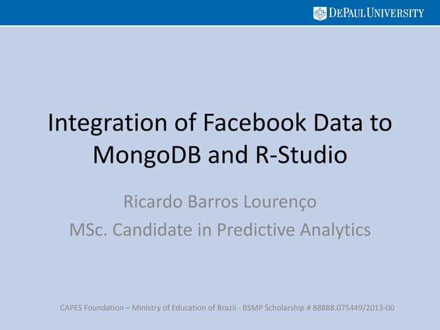 Final Project - Ricardo B Lourenço