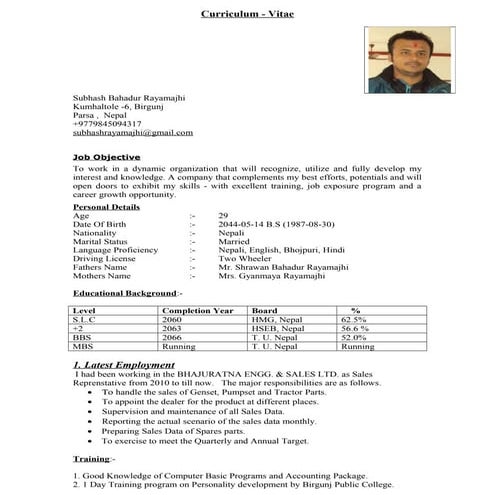 biodata | PDF