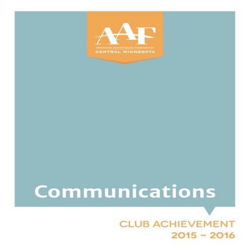  AAFCM Communication Club Achievement Book