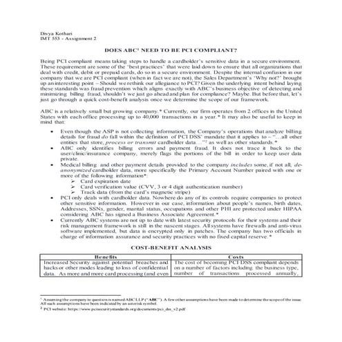 When does a company need to be PCI compliant