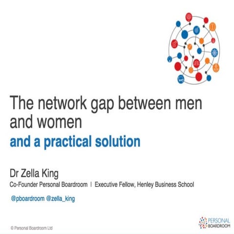 The network gap for women