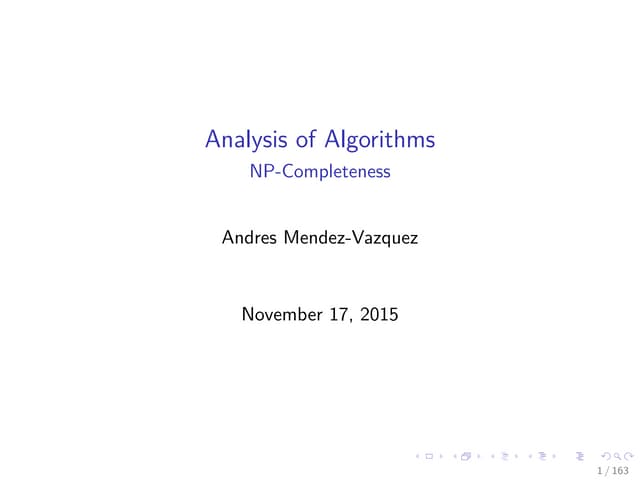 27 NP Completness