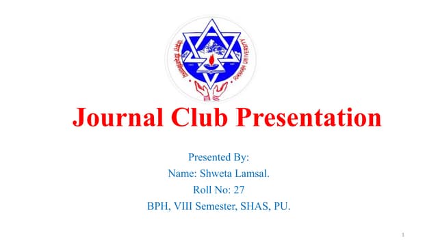 27 shweta lamsal journal-club-presentation