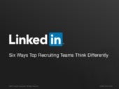 Six Ways Top Recruiting Teams Think...