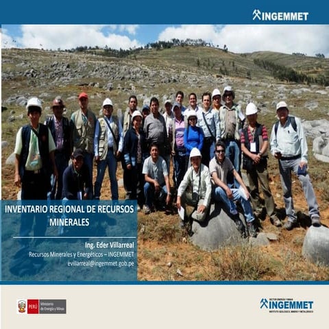 Inventario Regional de Recursos Minerales