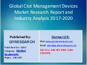 Analysis On Global Clot Management ...