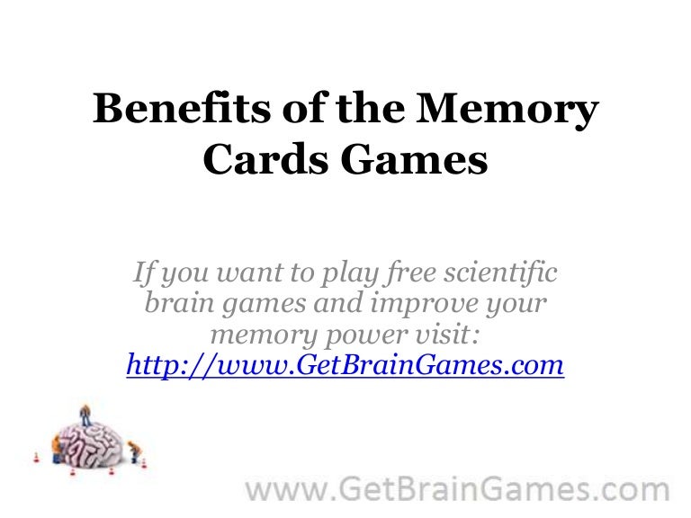 Benefits of the memory cards games
